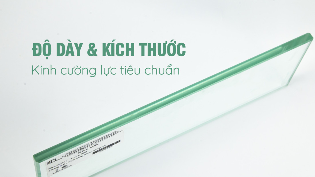 Độ Dày Và Kích Thước Khổ Kính Cường Lực Tiêu Chuẩn