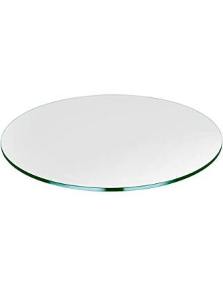 Mặt bàn tròn kính 6mm, Đường kính Ø700MM, Kính cường lực, Mài thẳng đánh bóng
